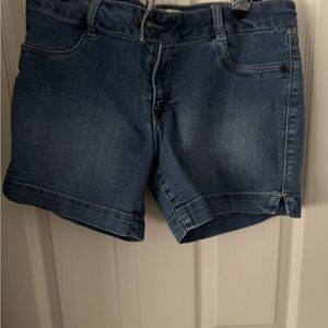 d. jeans Women’s Dark Blue Denim Jean Shorts